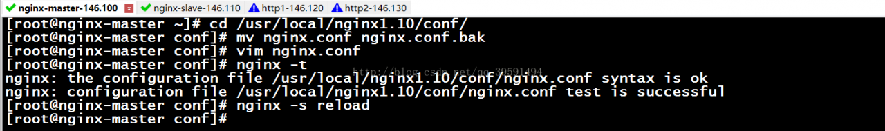 keepalived实现高可用nginx反向代理（Web集群）
