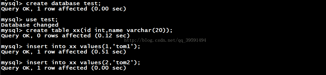 mysql备份与恢复