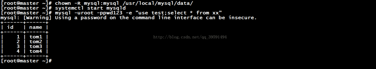 mysql备份与恢复