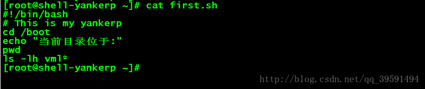 shell脚本基本应用