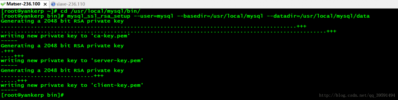 基于SSL实现Mysql加密的主从复制配置 基于SSL实现Mysql加密的主从复制配置
