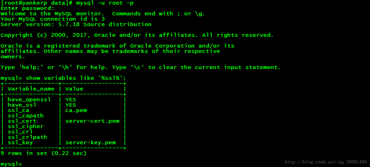 基于SSL实现Mysql加密的主从复制配置 基于SSL实现Mysql加密的主从复制配置