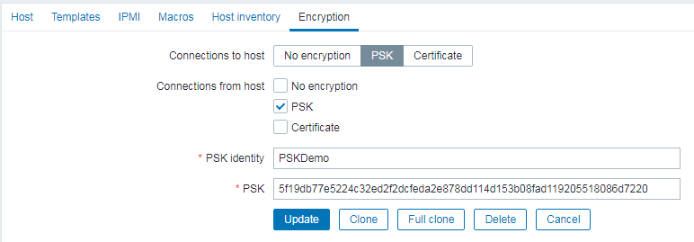 Zabbix使用PSK共享密钥实现Server和Agent的传输加密-竹影清风阁